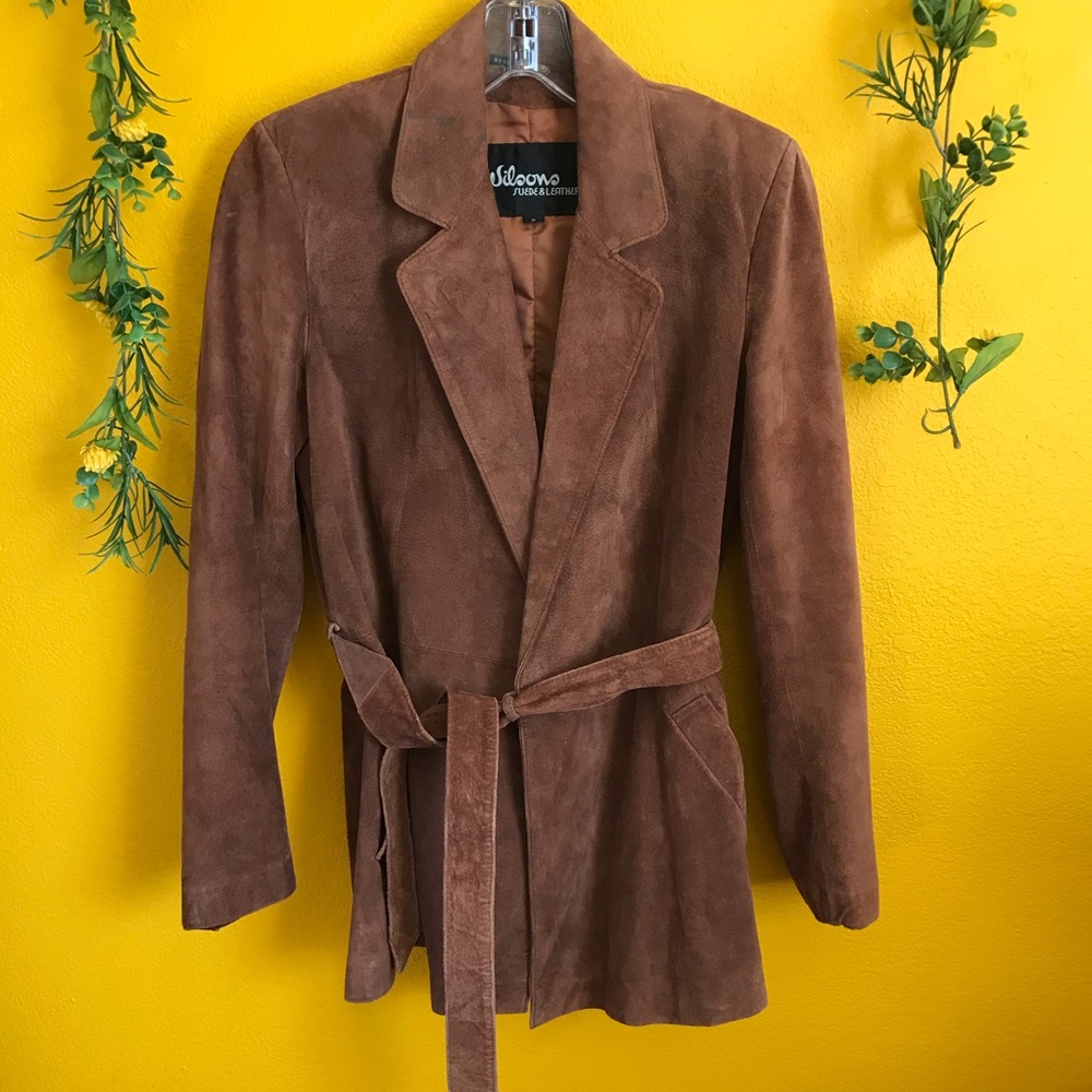 Wilson Leather Suede Coat Size 6